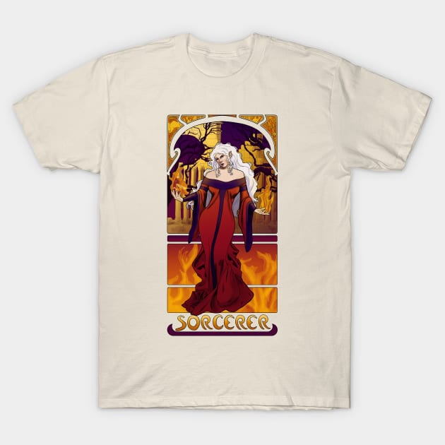 L'Ensorcelleur - The Sorcerer T-Shirt by BrandiYorkArt